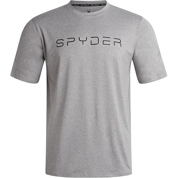Amazon.com: Spyder Men's Active Shirt - Fitted Short Sleeve